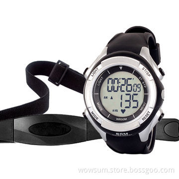 Sports Heart Rate Monitor Watch, Calorie Counter/Stopwatch/Countdown Timer